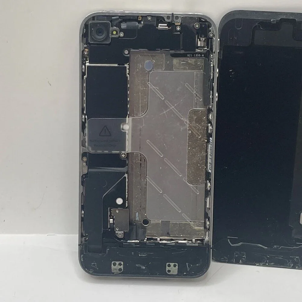 Apple IPhone 4 A1332 16GB Smartphone Black Glass Back Front Screen - FOR PARTS